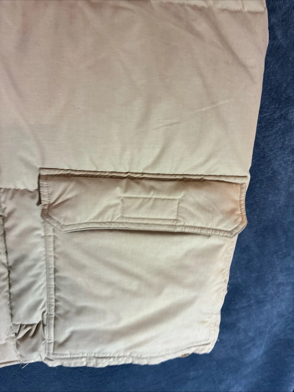 Men's Tan Quilted Insulated Vest